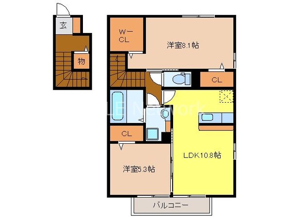 セジュール　プランドールの物件間取画像